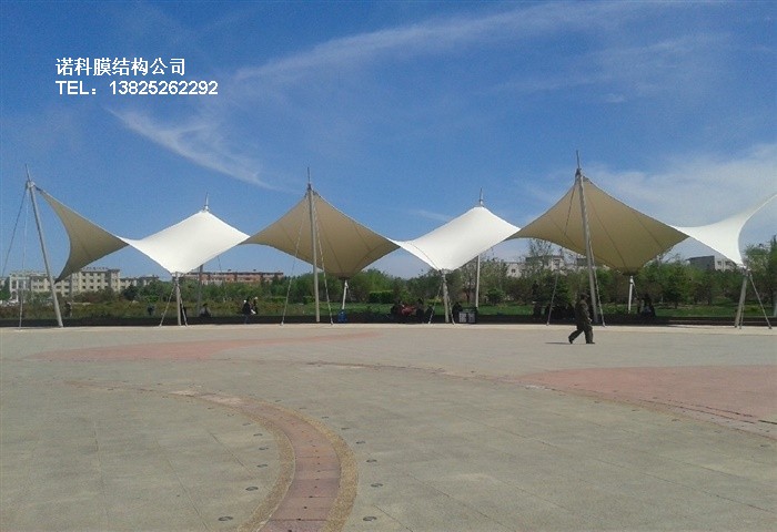 广东肇庆公园膜结构棚选耐驰PVDF膜材